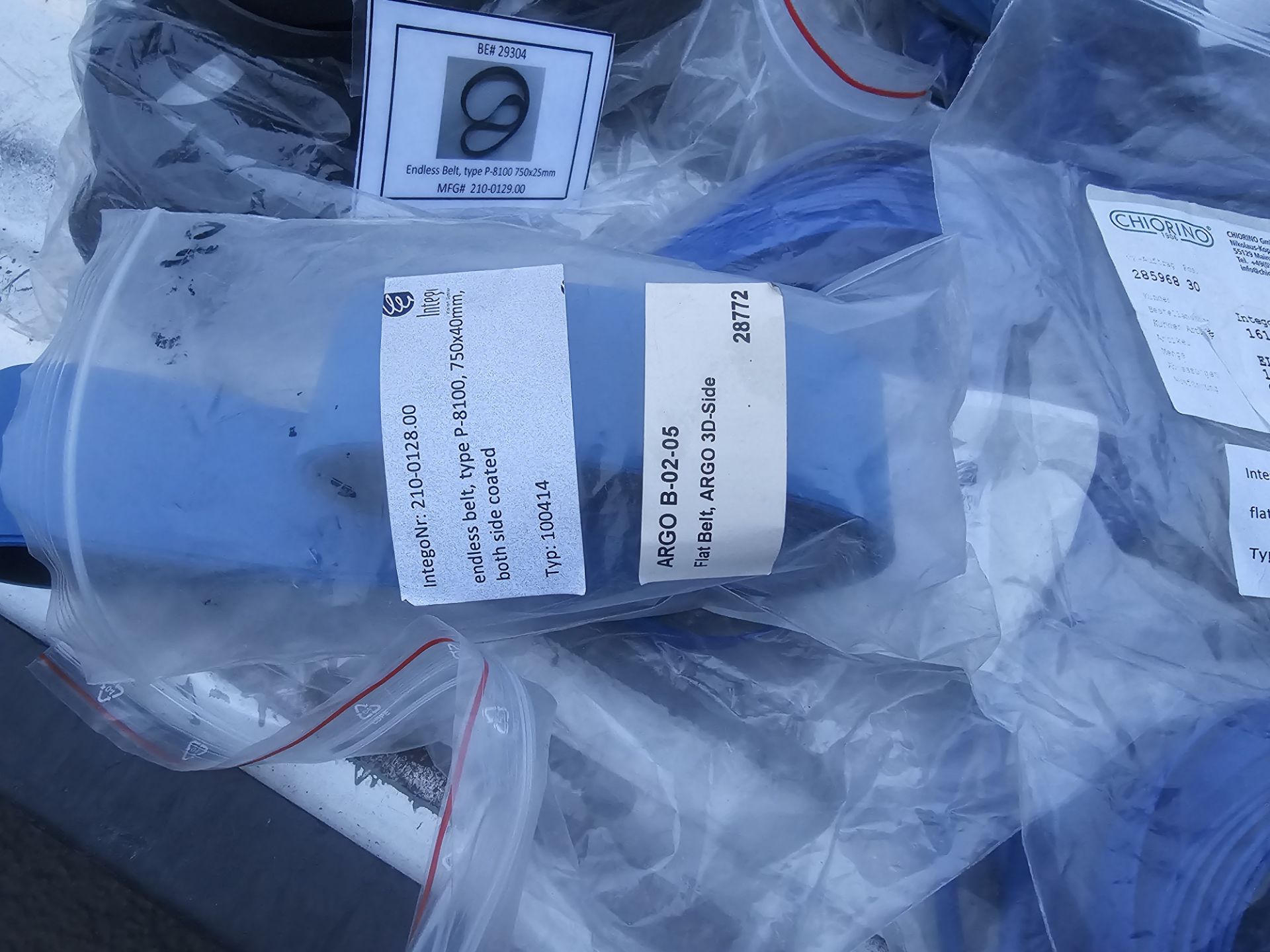 Lot of Industrial Endless Belts - Various Sizes & Types for Automation - Image 4 of 10