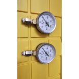 NKS Pressure Gauge 0-0.1 MPa - Industrial Analog Manometer