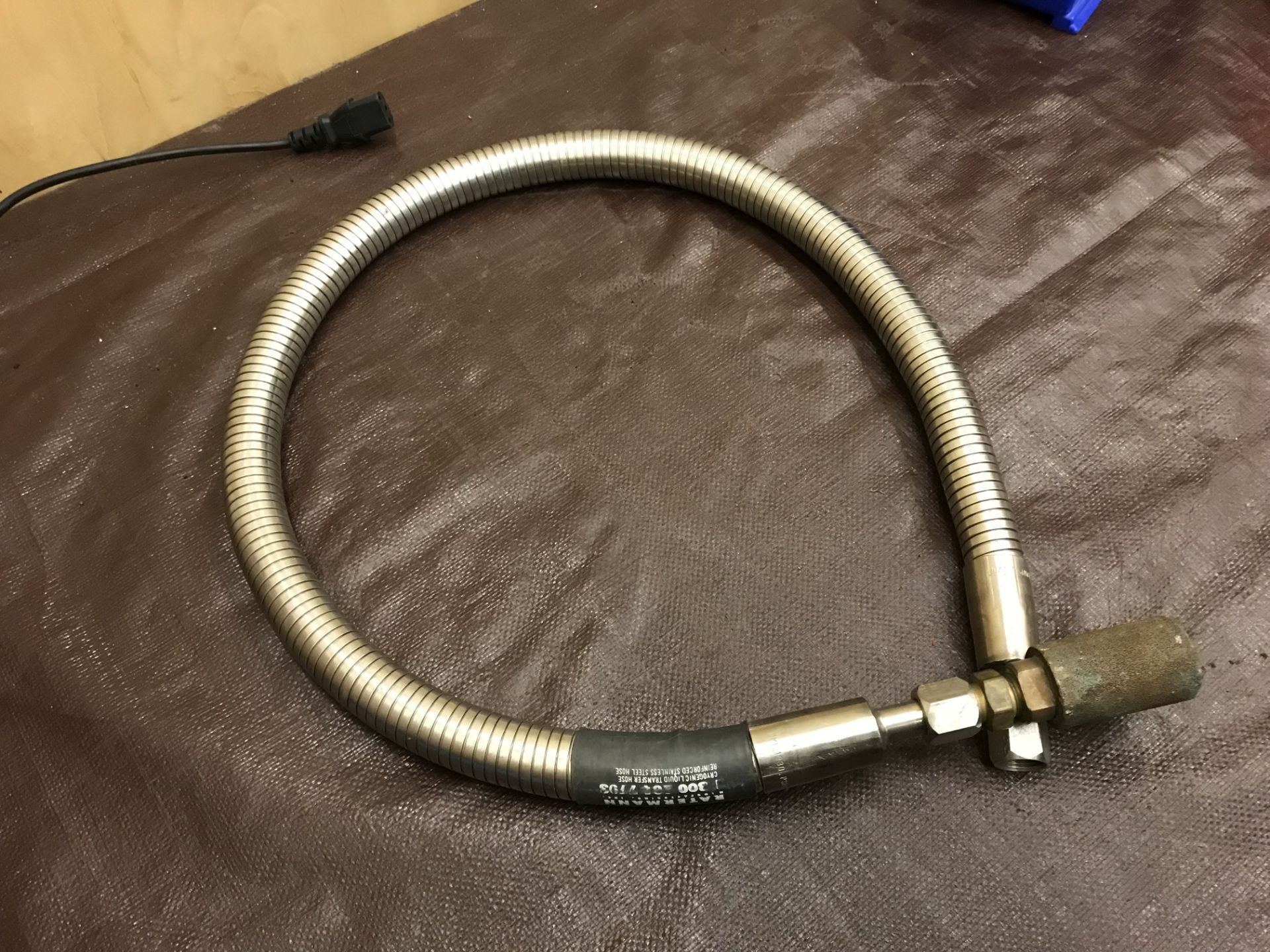 Fatramann 300 Cryogenic Liquid Transfer Hose 1/2 SS Reinforced 300 PSI