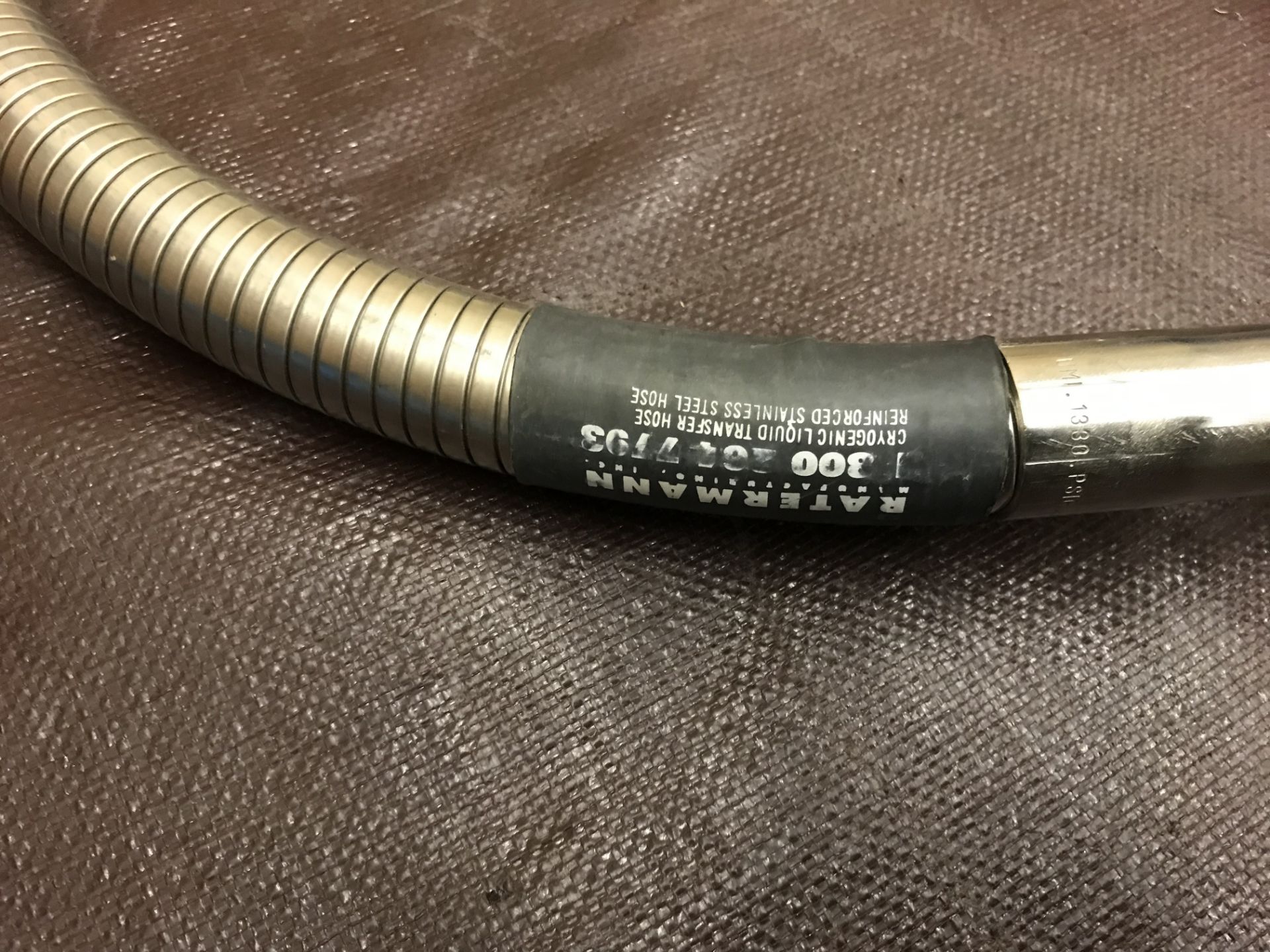 Fatramann 300 Cryogenic Liquid Transfer Hose 1/2 SS Reinforced 300 PSI - Image 2 of 3