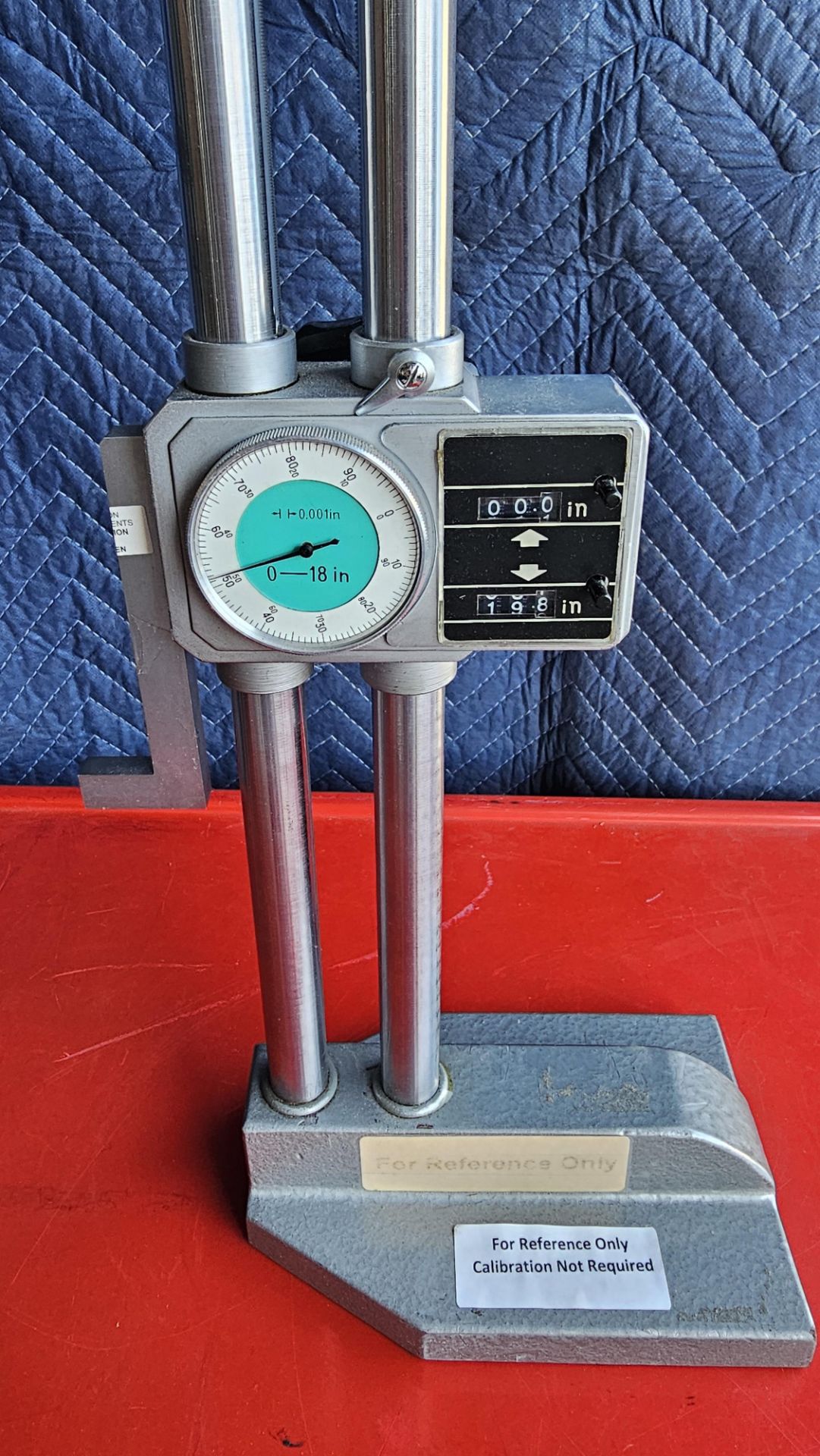 Precision Mechanical Height Gauge 0-18 in Range - Image 2 of 4