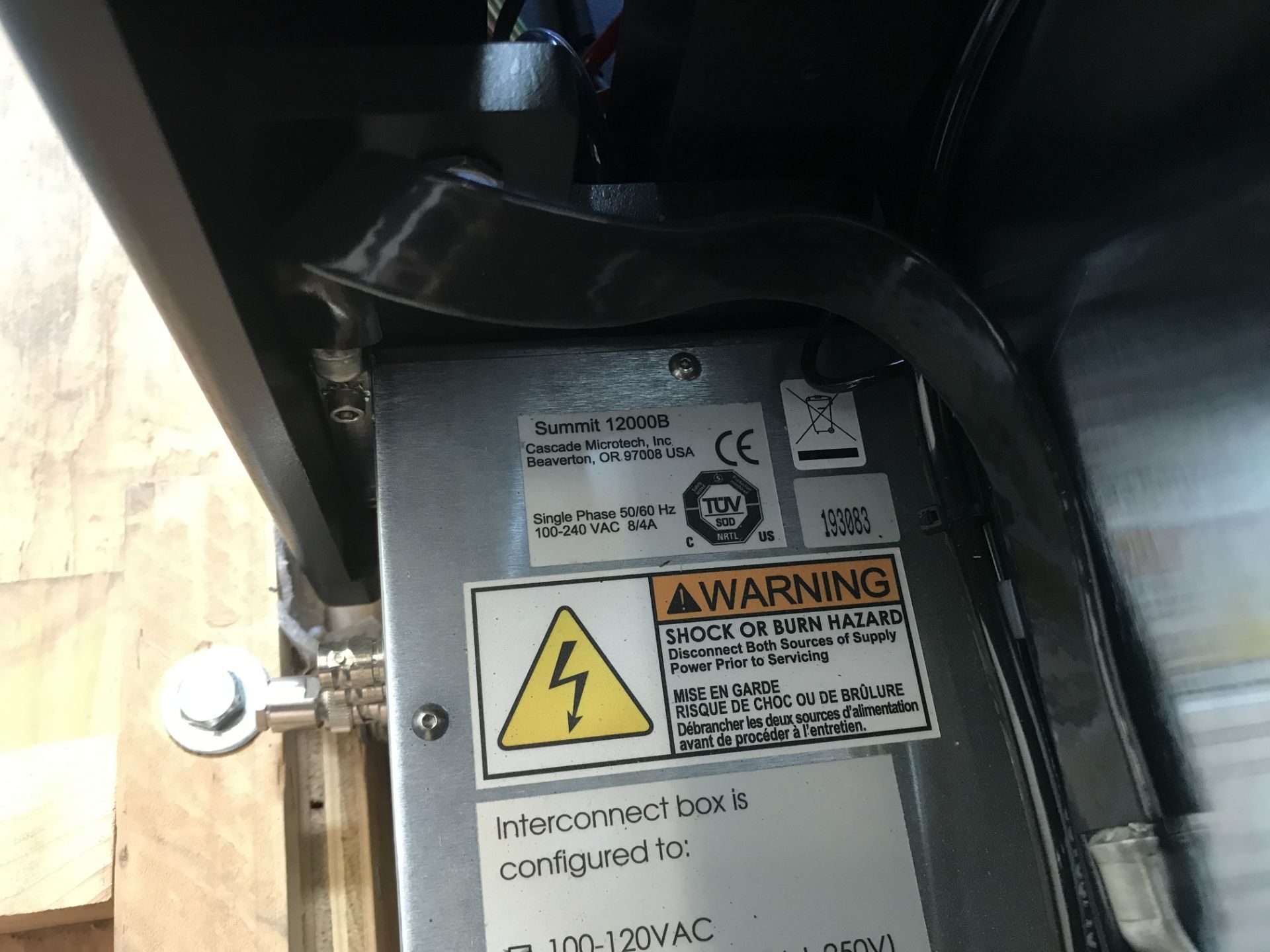 Cascade 12000 200mm 8"""" Wafer Prober - Image 8 of 13