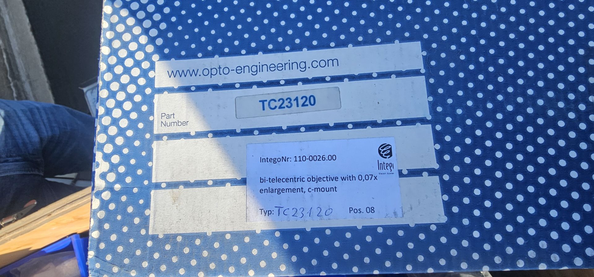 Opto Engineering TC23120 Telecentric Lens for Vision Systems - Image 16 of 16