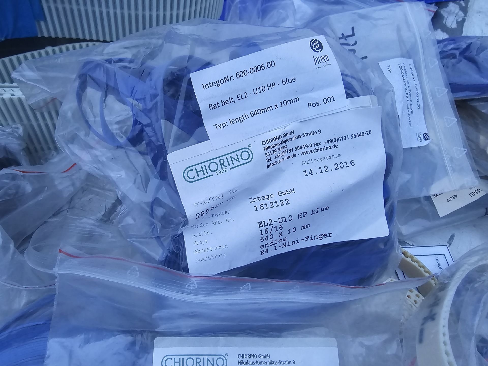 Lot of Industrial Endless Belts - Various Sizes & Types for Automation - Image 5 of 10