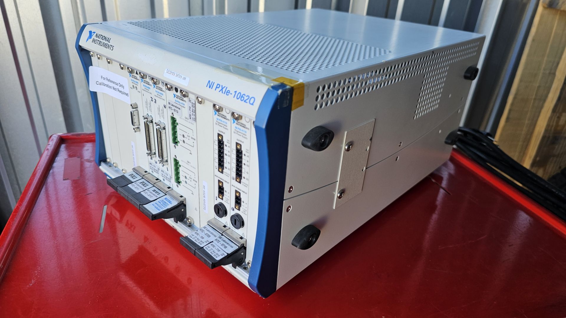 NI PXIe-1062Q Chassis with PXIe-8360, PXI-6259, PXIe-4154, PXI-4110 Modules - Image 8 of 15