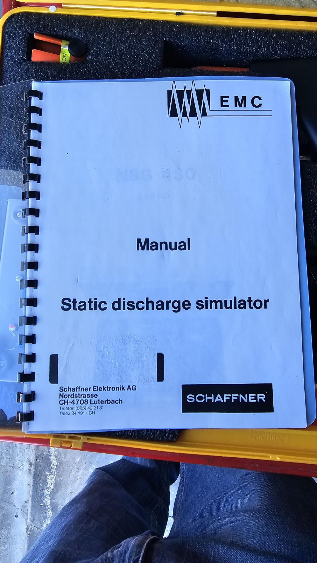 Schaffner NSG 435 Static Discharge Simulator Kit - Image 3 of 6