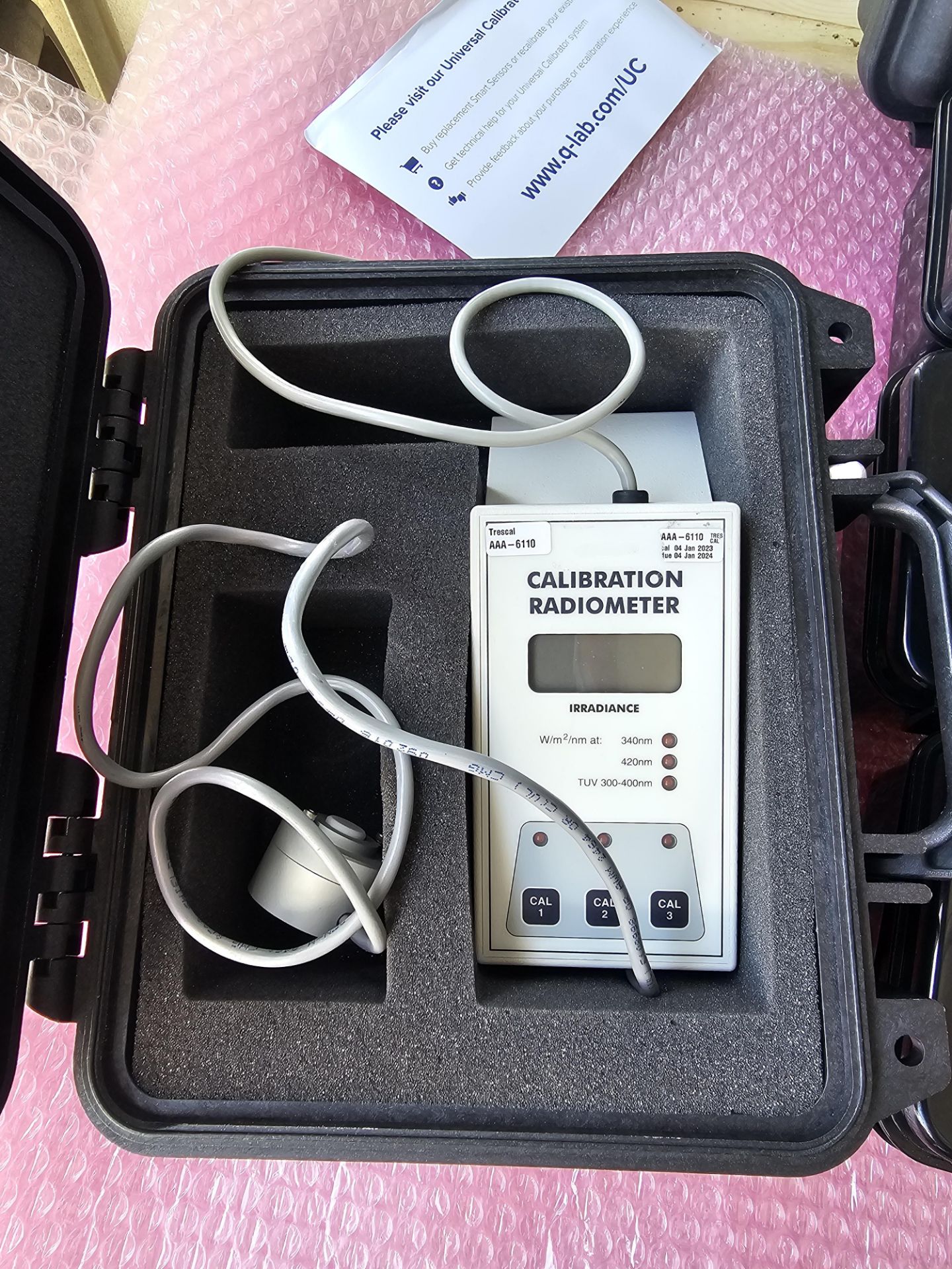 Q-Lab Calibration Kit - CT202 Thermometer, Radiometers & UC Sensors in Cases - Image 9 of 21