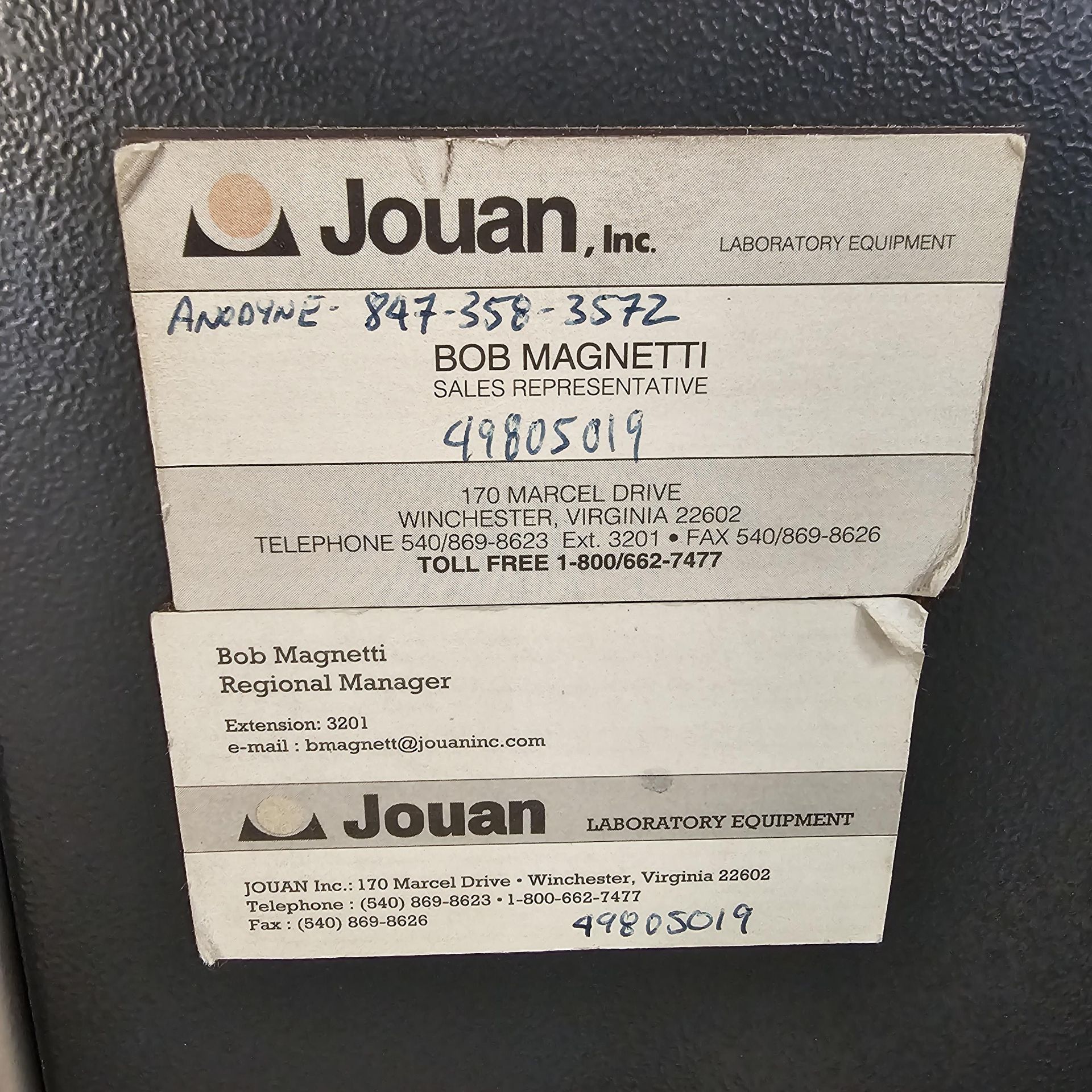 Jouan CR412 Centrifuge Refrigerated, 120V, Digital Controls - Image 4 of 6