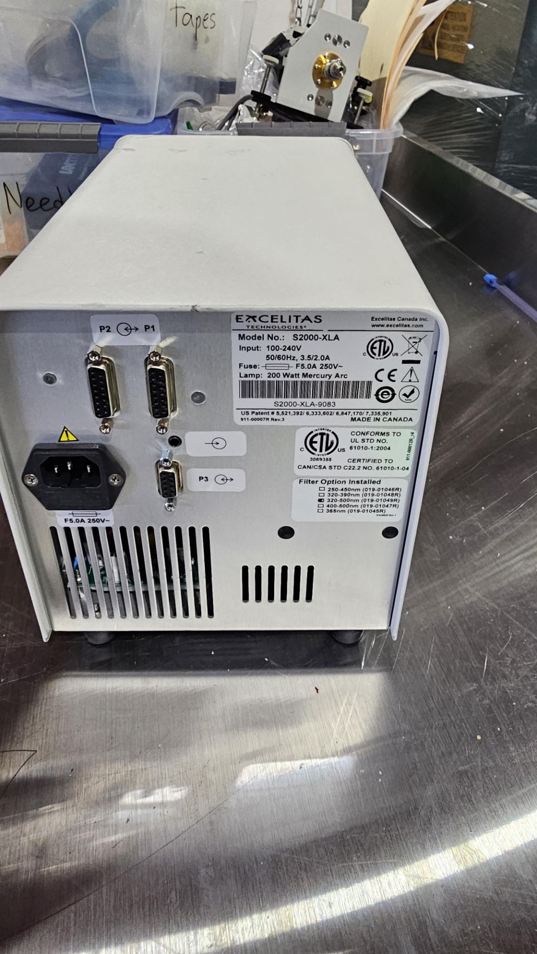 EXFO OmniCure Series 2000 UV Curing Light Source S2000 - Image 7 of 7