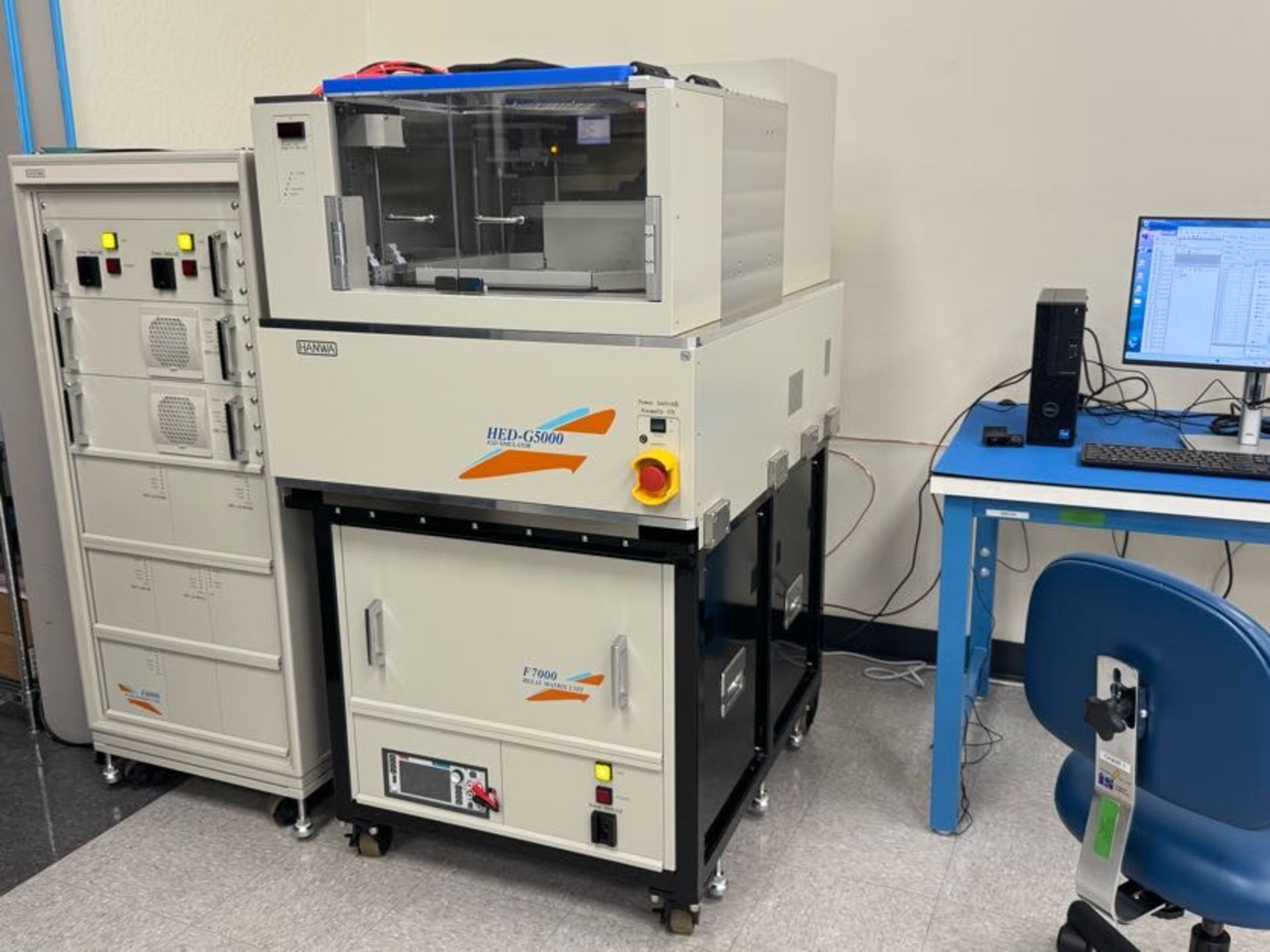 Hanwa HED-G5000 ESD HBM 1024pins 6Bias Power Supplies Ultra Low Parasitic High Pin Count ESD Tester