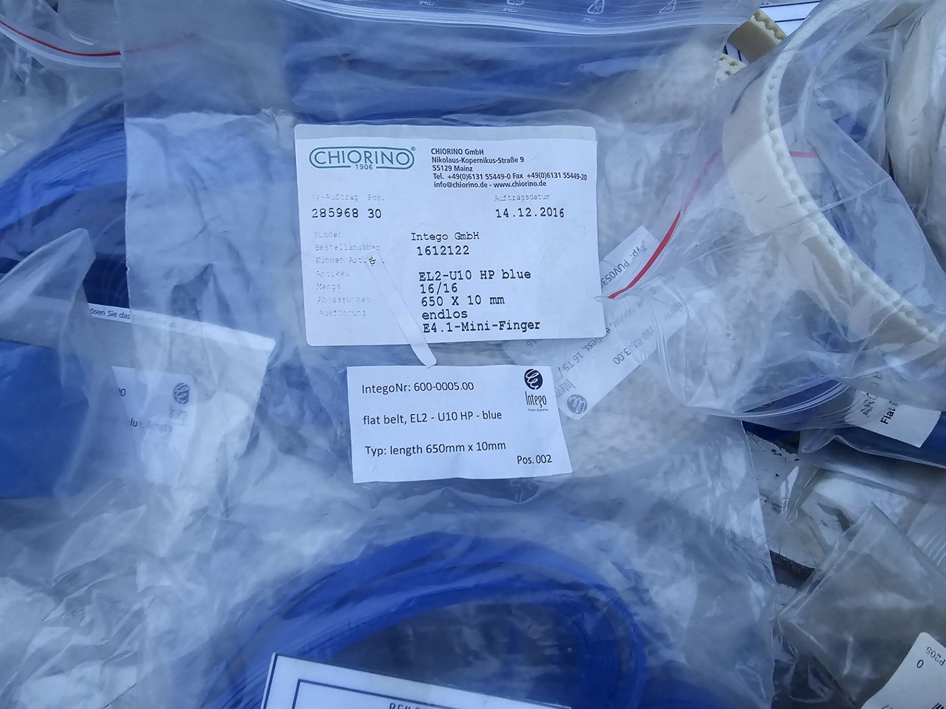 Lot of Industrial Endless Belts - Various Sizes & Types for Automation - Image 6 of 10