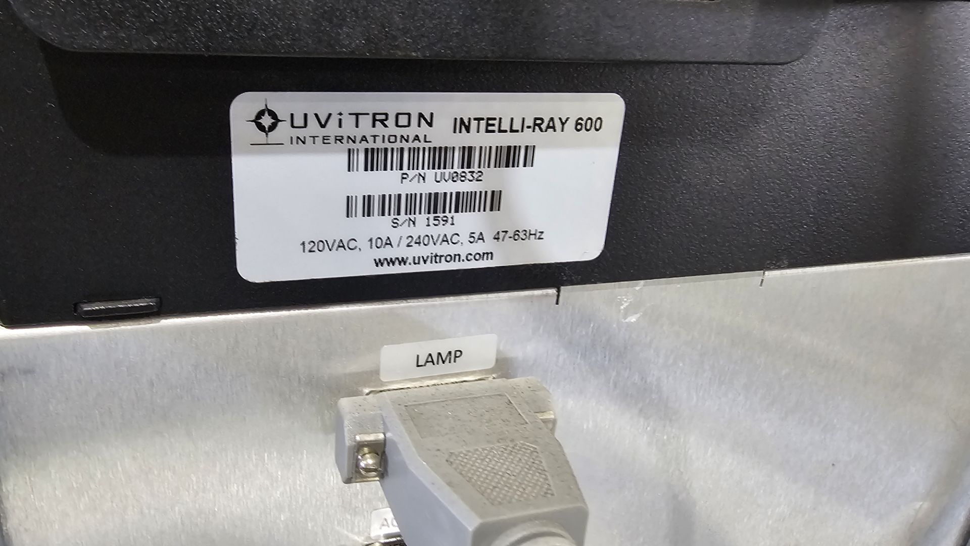 Uvitron IntelliRay 600 UV Curing System with Controller and Chamber - Image 10 of 11