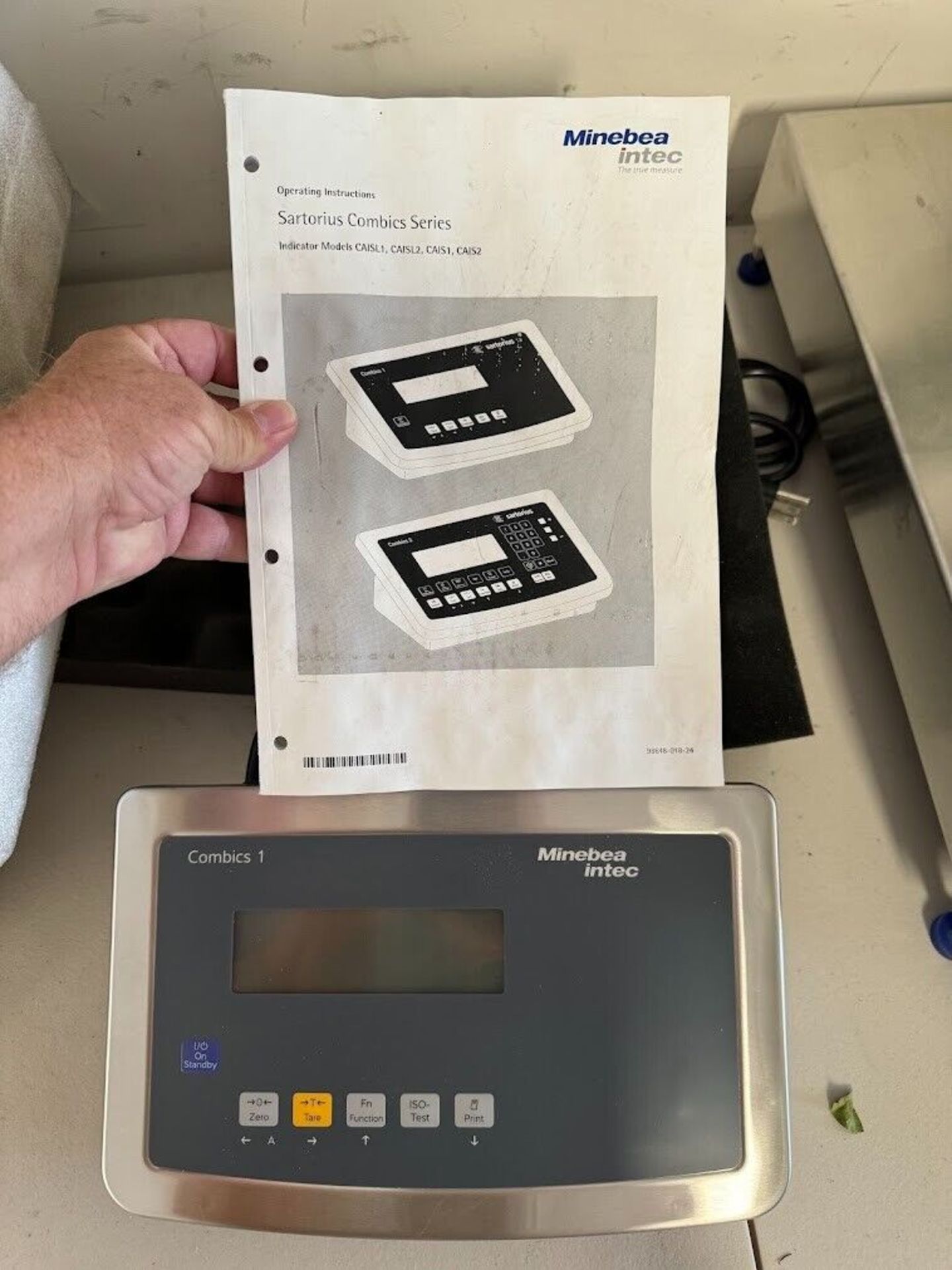 Minebea Intec Combics 1 Scale System 100 lb Capacity, Stainless, Made in USA - Image 5 of 11