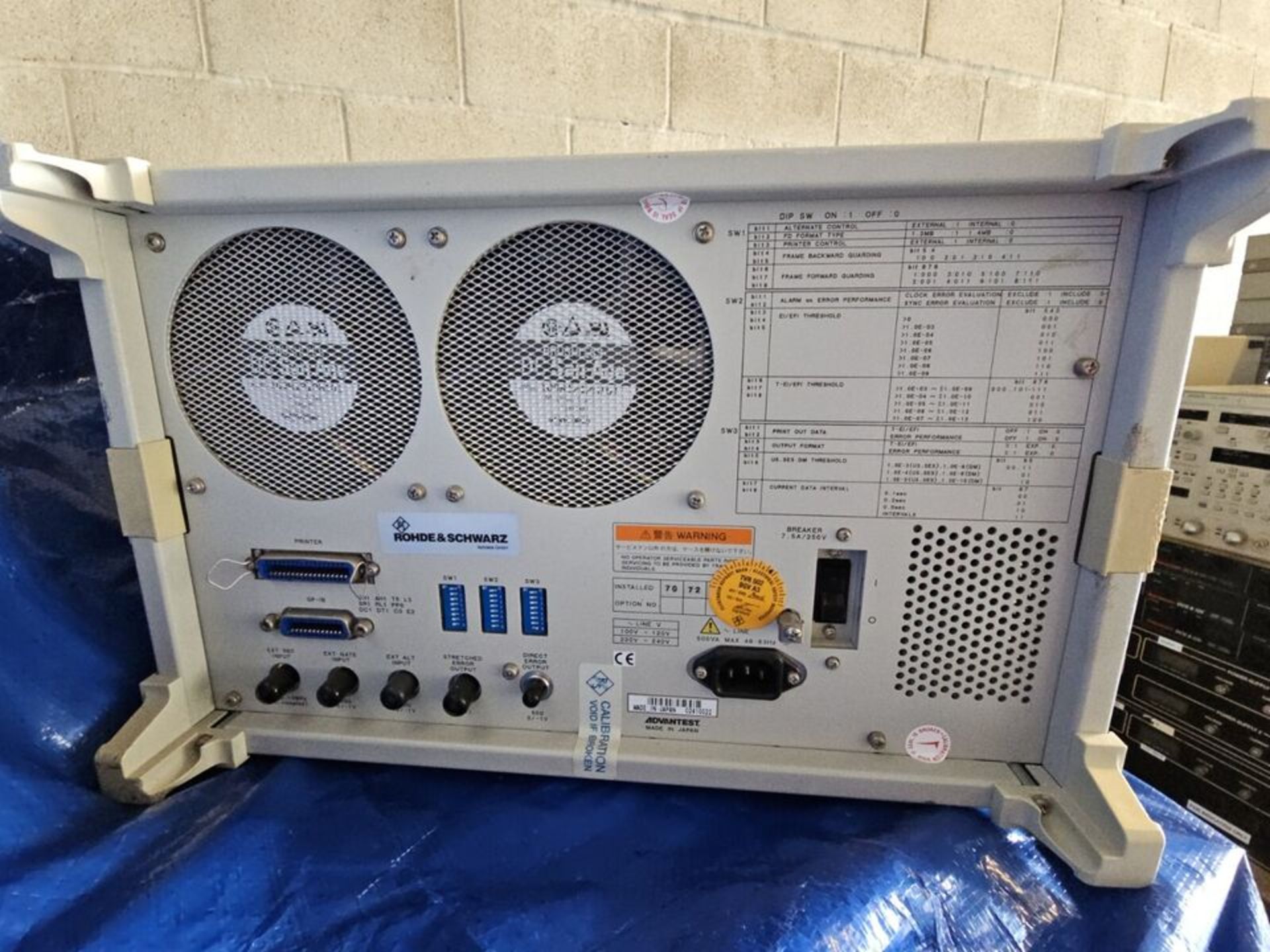 Advantest D3286 Error Detector 3.2Gbps - Image 4 of 4