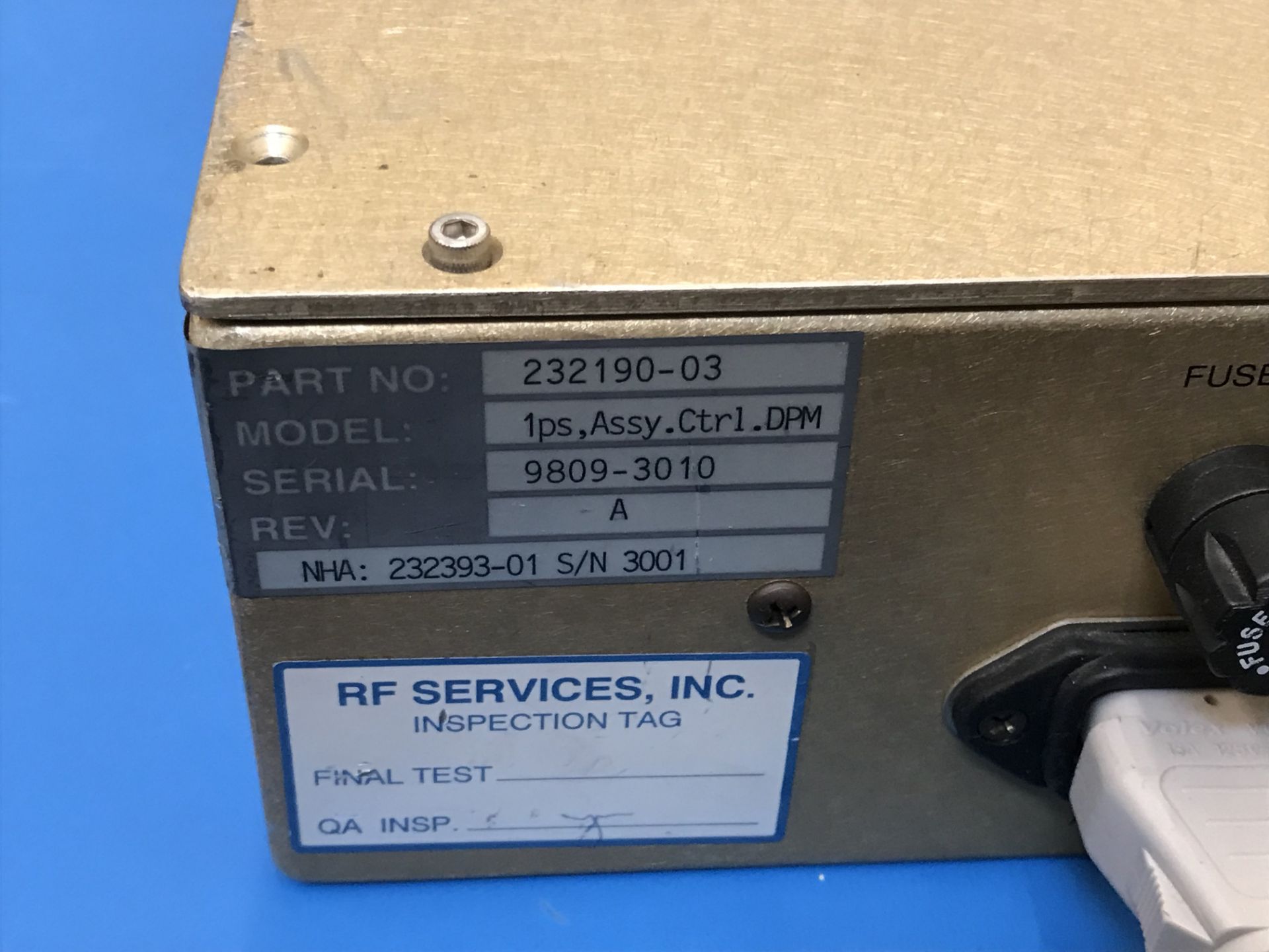 RF Services 1ps Assy Ctrl DPM Matching Network Controller 232190-03 - Image 2 of 3
