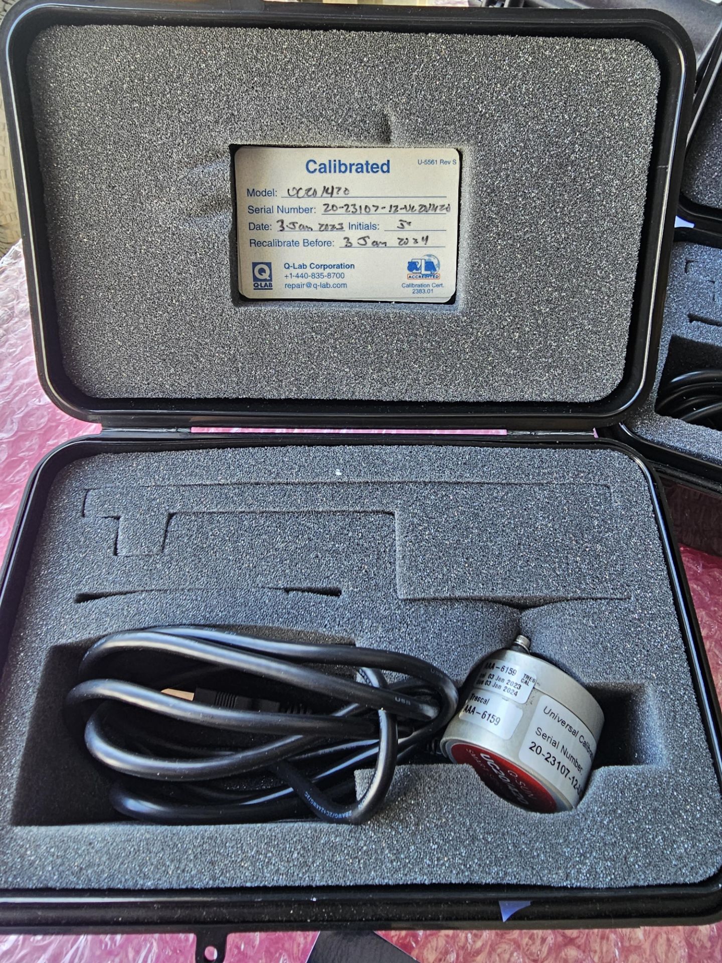 Q-Lab Calibration Kit - CT202 Thermometer, Radiometers & UC Sensors in Cases - Image 17 of 21