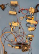 Electronics & Pneumatics Lot â€" Power Supplies, Valves, Fans, Cables & More