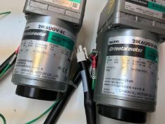 Oriental Motor 21K6UGV-EC Speed Control Motor 2GV18A Gear Head