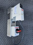 ABB ACS380-040S-02A6-4 Variable Frequency Drive W/ ABB EOT16 Enclosure Switch