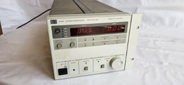 LOCATED in Mexico HP 6038A 0-60V/0-10A 200W DC lot of 3 Power Supplies