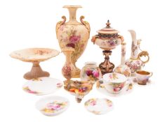 A mixed lot of Royal Worcester porcelain,