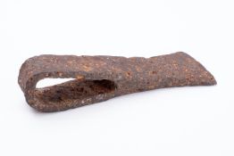 An iron axehead, probably Germanic Celtic,