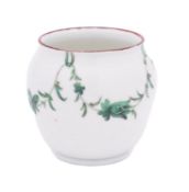 A Champion's Bristol ointment/toilet pot of bombe form,