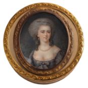 A Louis XVI lacquered and 18ct vari-gold mounted snuff box, discharge marks rubbed,