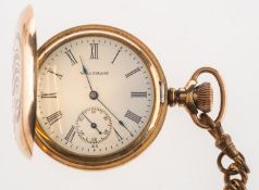 Waltham a gold-plated full-hunter pocket