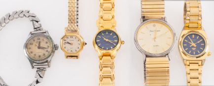 Seven various wrist watches Philip Persi
