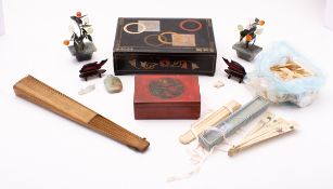 A mixed group of Oriental works of art c