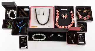 A mixed collection of costume and silver