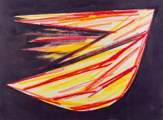 *William Gear RA FRSA RBSA (Scottish, 1915-1997) - Untitled (Abstract composition in red,