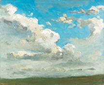James Humbert Craig, RHA, RUA (Irish, 1877-1944) - Study of a clouded sky - Oil on board - 50 x 61.