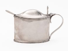 A George V silver mustard pot by William Hutton & Sons Ltd, Sheffield 1932,