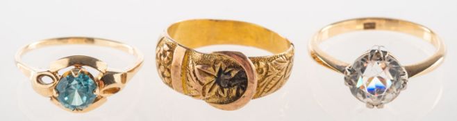 A group of three rings,