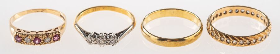 A group of four rings,