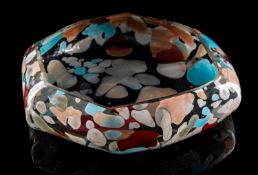 Three pieces of art glass,