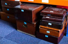 Various empty canteen boxes (11)