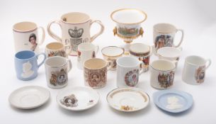 A group of mixed royal commemorative ceramics, primarily for Edward VII, Edward VIII,