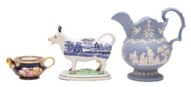 A mixed group of ceramics, comprising a