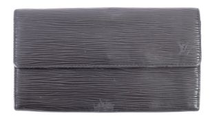 A Louis Vuitton Epi Leather Wallet. In b