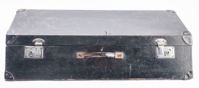 An early 20th Century car travel case, o