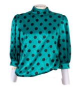 A group of five vintage ladies blouses,