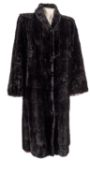 Three 1960/70's lady's black coats, incl