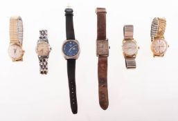 A group of six watches to include Seiko 5,