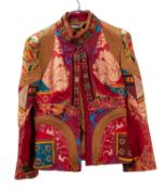 Alexander McQueen An early 2000's Alexander McQueen lady's patchwork jacket,