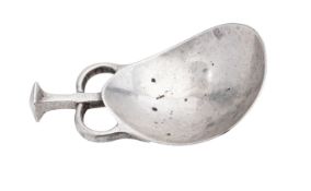 An Arts & Crafts silver caddy spoon, by A.