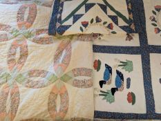 Two 20th Century patchwork quilts.