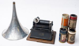 An Edison type 1 'Gem' phonograph,